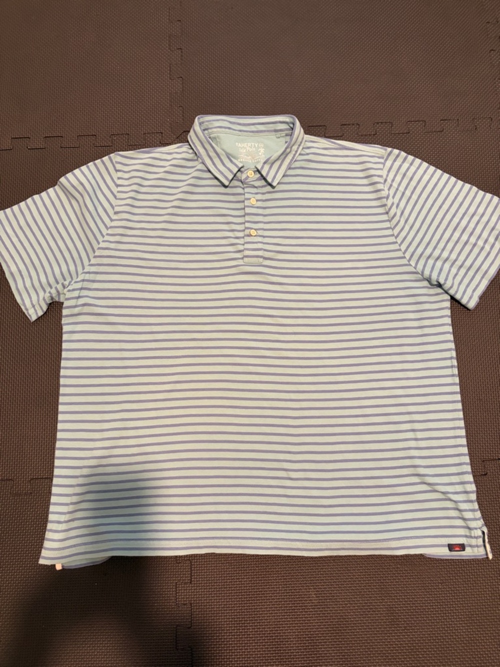 Faherty Men’s Short-Sleeve Striped Polo